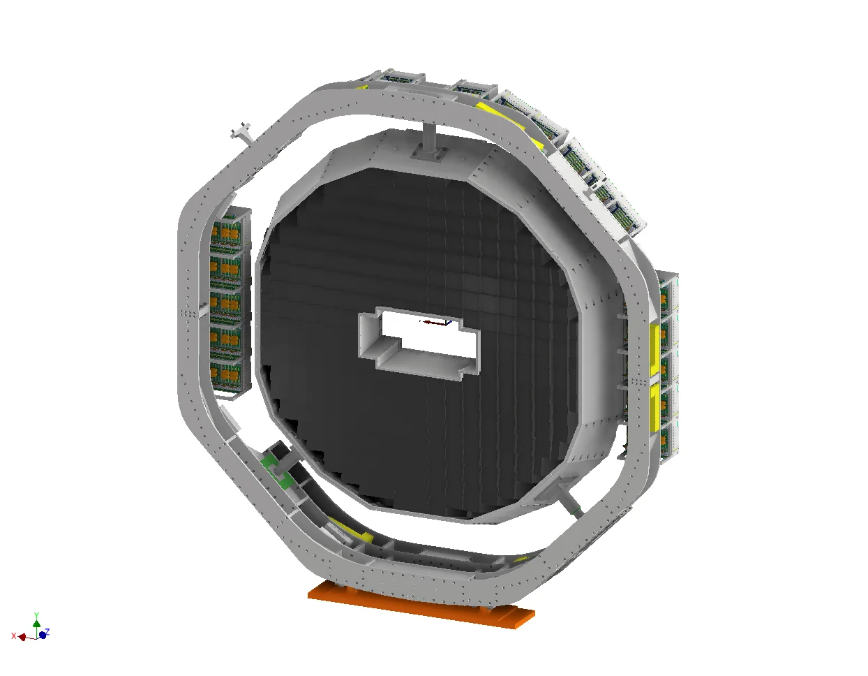 CAD image of forward endcap